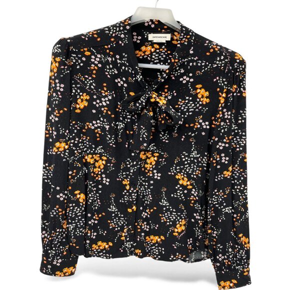 Zadig & Voltaire Taos Tunic Floral Button Top Blouse Shirt Women's Small - Picture 7 of 7